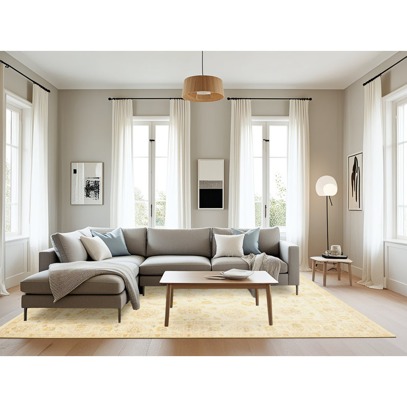 Winschoten Performance Oriental Indoor Rug, Rectangle 8' x 10'