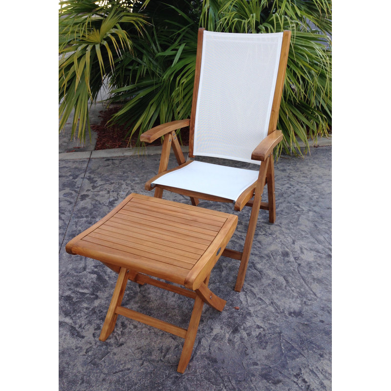 Francisco Outdoor Teak Ottoman