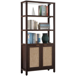 29.21 2 Tier Leo Shelf Storage Or Bookshelf Narrow Espresso