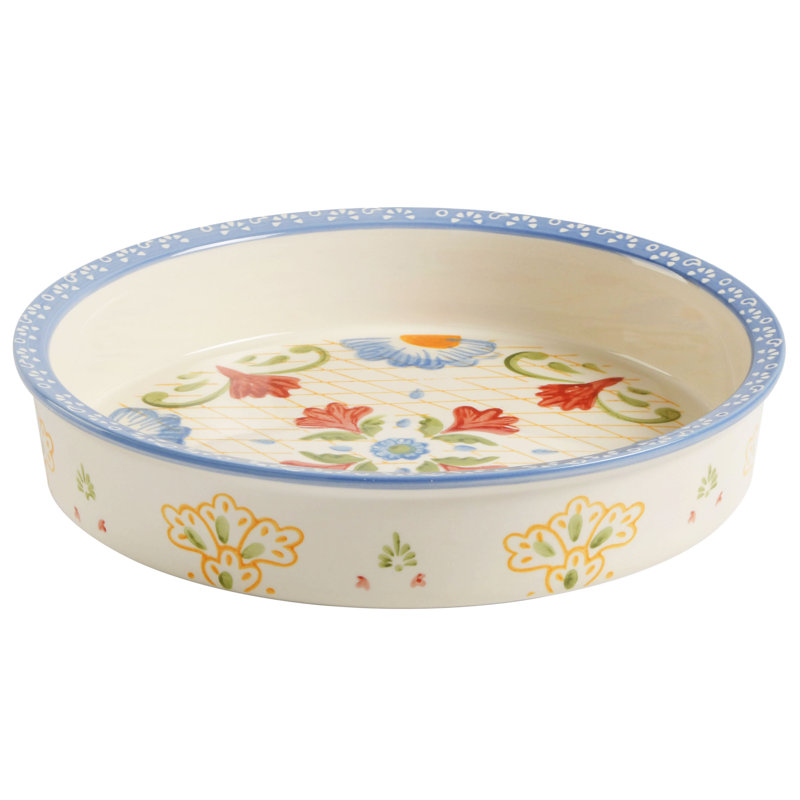 Laurie Gates 2pc 1.8Qt Pie Dish and 1.6 Qt Bakeware Set