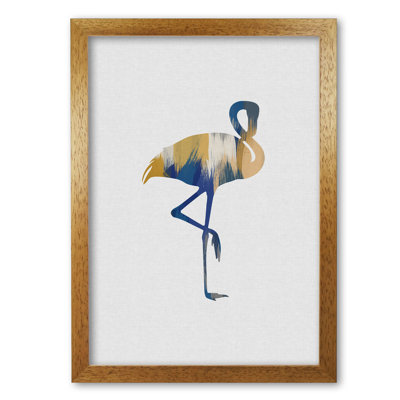 Flamingo Blue & Yellow - Print