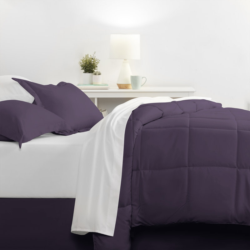 IEnjoy Home Simply Soft 8 Piece Microfiber Complete Bedding Set
