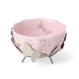 Butterfly Meadow Bowl with Stand