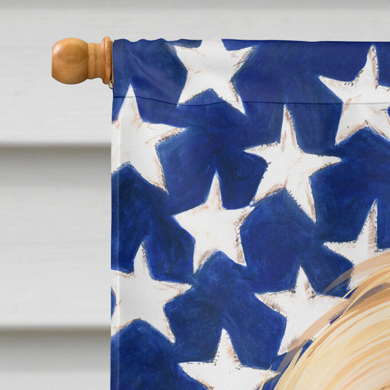 Polyester à 2 côtés 28 x 40 po drapeau maison, Épagneul cocker anglais