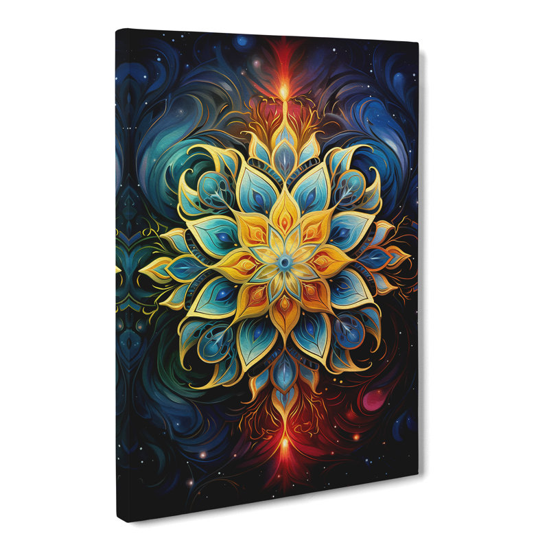 Mandala Conceptual No.2 - Wrapped Canvas, 60cm H x 40cm W x 3cm D