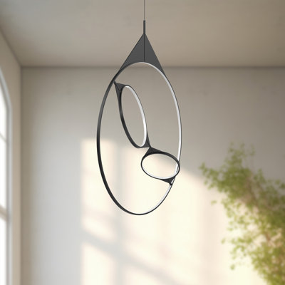 Lustre 3 lumières DEL Serif