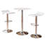 Ensemble de table de bar et tabourets à hauteur réglable avec élévateur pneumatique-206062775-206062777