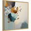 «Abstraction Aqua Blooms IV» par Wrenn, reproduction d'art sur toile encadrée-348306804