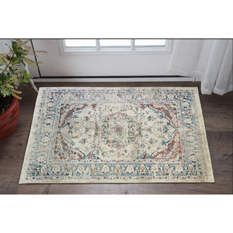 Tapis rectangulaire Klementyna, Rectangle 2 pi 1 po x 3 pi 3 po