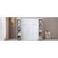 Grand lit escamotable mural avec portes de rangement-954745177
