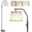 62" Dimmable Arced Floor Lamp-796794854