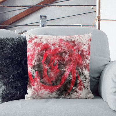 Floral Square Throw Cushion