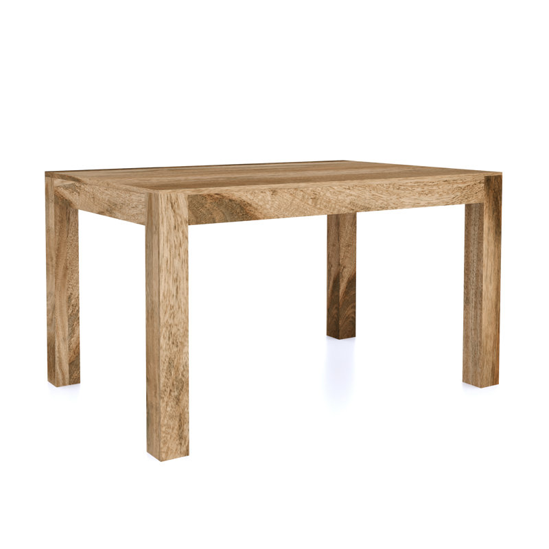 Cube Mango Solid Wood Dining Table, H76 x L135 x W90cm