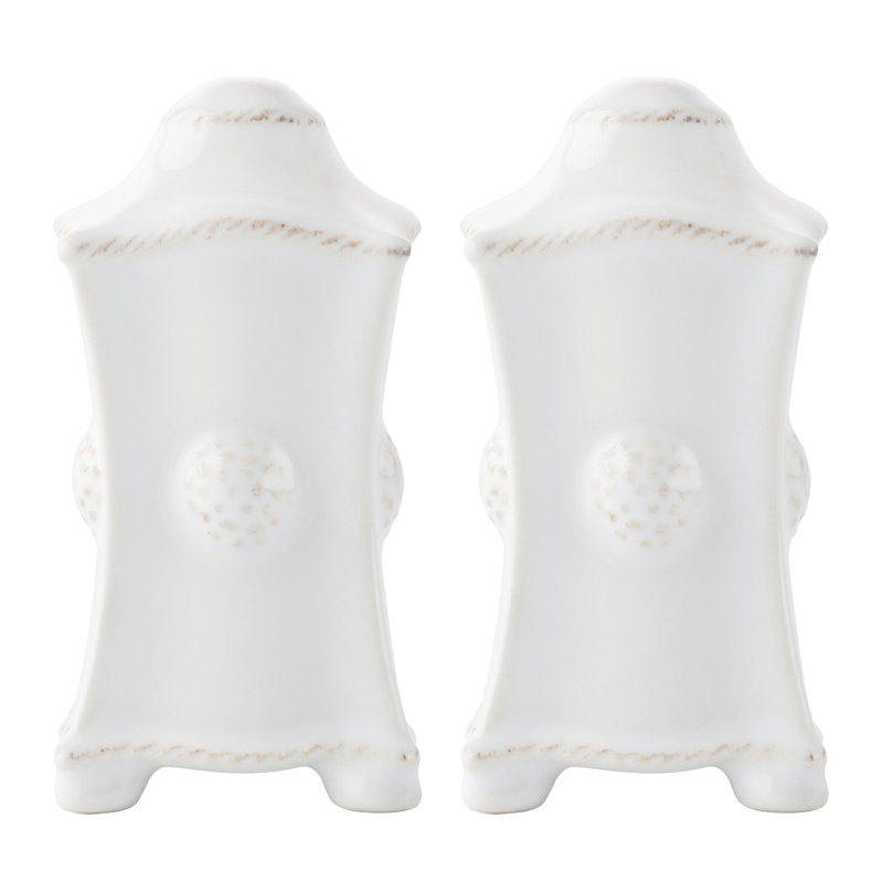 Berry & Thread Salt and Pepper Set - Whitewash