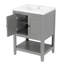 Meuble-lavabo 24 po avec lavabo en céramique-519092131