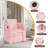 Barrel Accent Chair With Storage Ottoman-2078373454