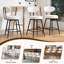 Tabourets de bar pivotants H 26 po à hauteur de comptoir avec repose-pieds réglables-1894632385-1883786834