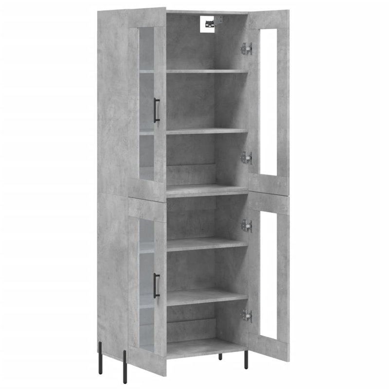 69.5cm Sideboard, Concrete Grey