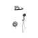 Olimpia 12-in Rain Showerhead Combo Shower System with Multi-function Handshower and Pressure Balanced Mixing Valve