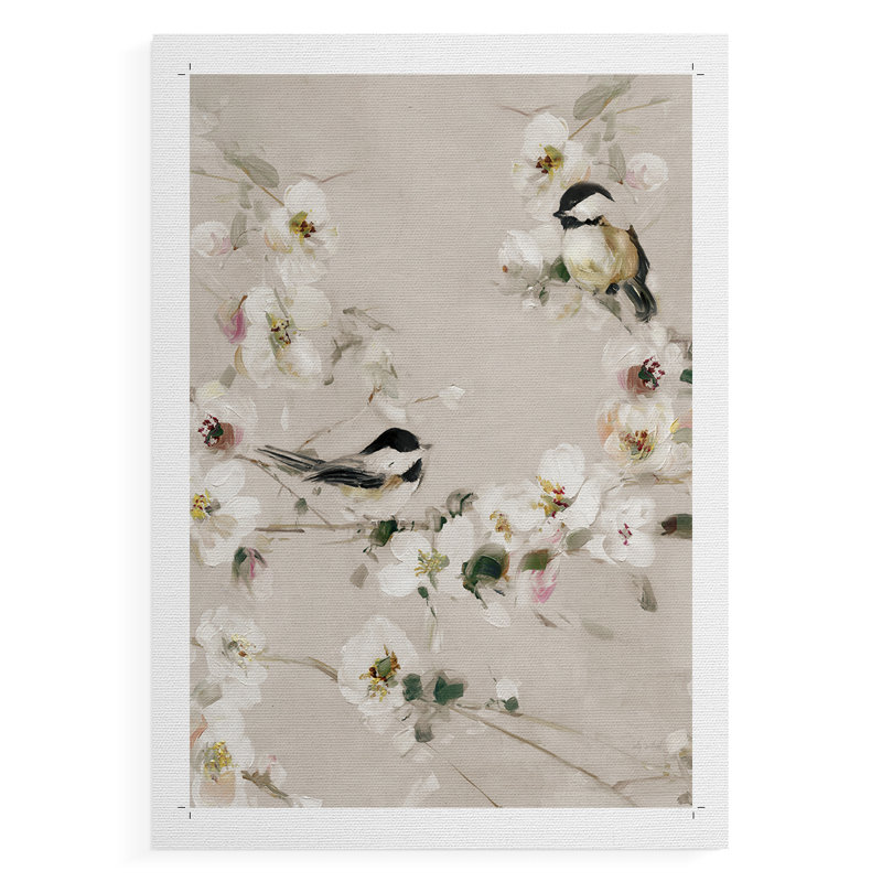 Sweet Song Duo I - Impression sur toile seulement - NON-CADRE, H 27 po x l 18 po