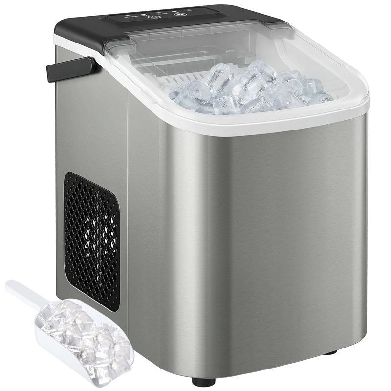 HOMCOM 12 Lb. Daily Production Bullet Ice Portable Ice Maker