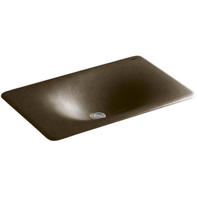 Iron Tones® Metal Rectangular Drop-In Bathroom Sink