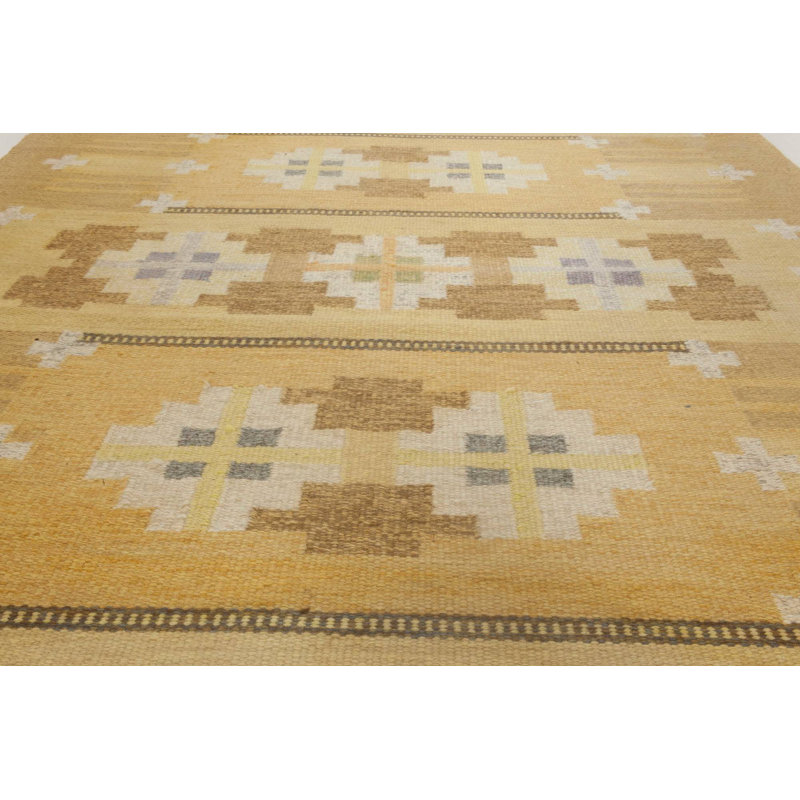 Vintage One-of-a-Kind Rectangle 5'4" X 8'1" Area Rug