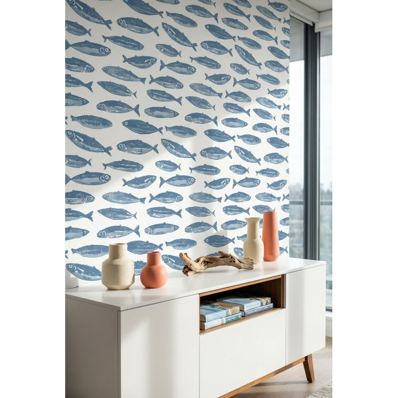 Papier peint blanc fond bleu minimaliste, Bleu clair