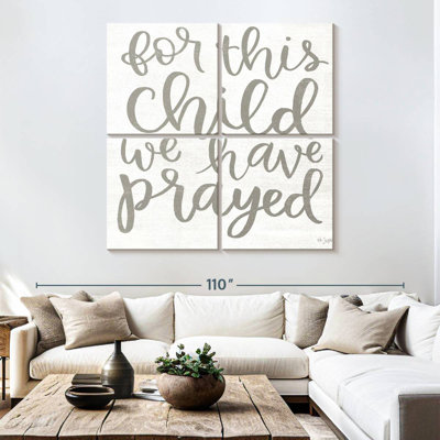 Pour cet enfant, nous avons prié