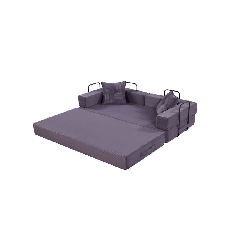 Canapé-lit convertible en tissu Modern Living Room Essential