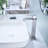 Single Handle Bathroom Vanity Sink Faucet with Waterfall Spout-115827465