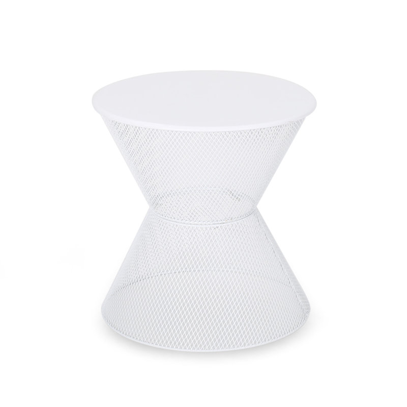 NEVADA SIDE TABLE, Matte White