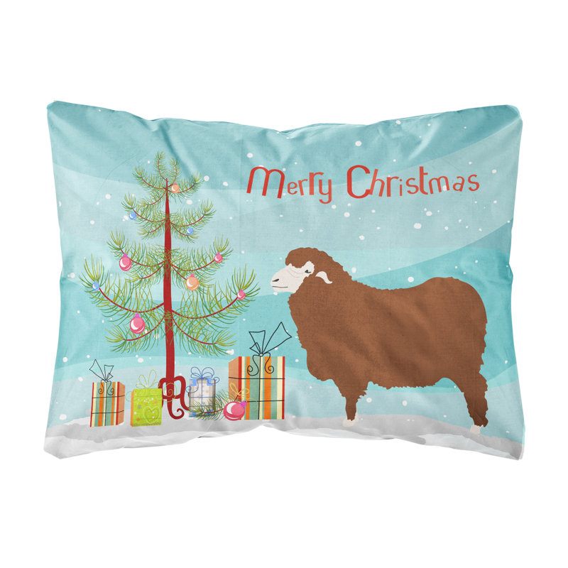  Coussin intérieur / extérieur Merino Sheep Christmas