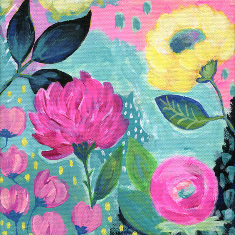 Confident and Strong Print on Wrapped Canvas, 18" H x 18" W x 1.5" D