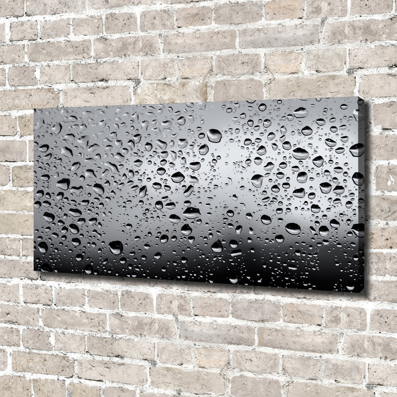 Drops Of Water - Wrapped Canvas Print