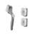 Soap Dispensing Dish Brush, Kitchen Scrub Brushes With 3 Brush Heads, Dish Cleaning Brushes With PP Handle And Curved Bristles, Ideal For Pots, Pans, Sink And Stove