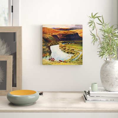 Yakima River by Curtis Publishing - Wrapped Canvas Print