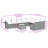 Vidaxl Garden Sofa Set Grey