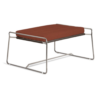 Repose-pieds d'extérieur avec coussin Sandur