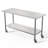 60'' W Stainless Steel Top Height-Adjustable Workbench with Wheels
