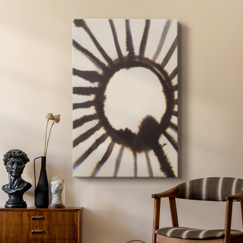 Inky Rays II - galerie sur mesure, H 27 po x l 18 po
