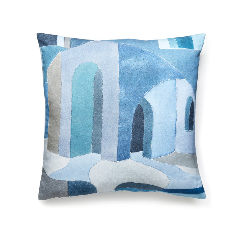 Coussin en coton, Méditerranéen