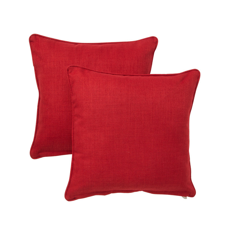 Menzies Outdoor 17" Pillow Cover & Insert, Cool Gray