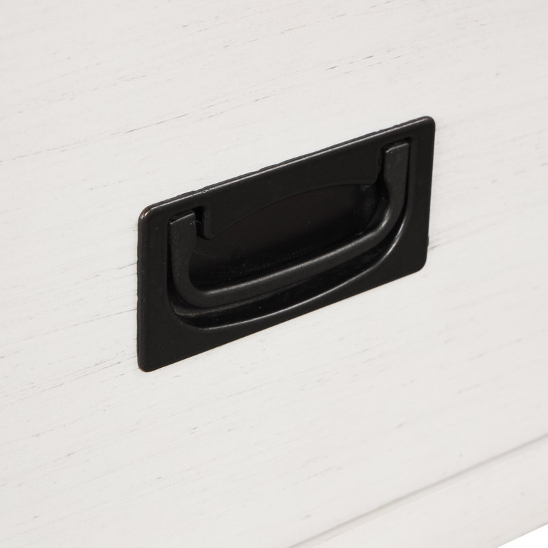 Console de campagne 36 po, table de canapé avec 4 tiroirs et 1 tablette de rangement