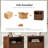 Cruce Modern 2-Drawer Solid Wood Nightstand with No Assembly Required and Built-In Charging Station-81733211