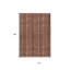 Tapis d'intérieur lavable rayé bourgogne et rose 10 pi x 14 pi