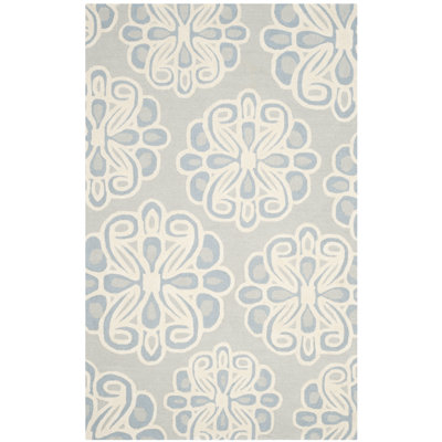 Cannen Tufted Wool Geometric Rug