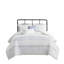 Ensemble de housse de couette en coton 5 pièces Jaquard-122525044