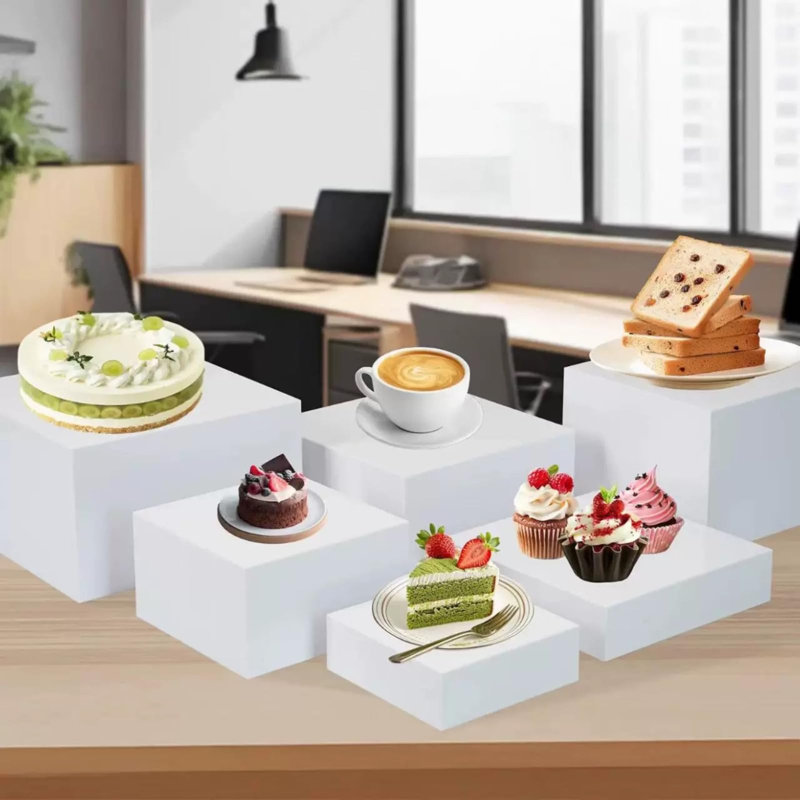 6Pcs Buffet Risers Food Risers
