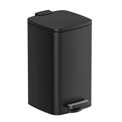 19.5x24x25.5cm Steel Kitchen Trash Can